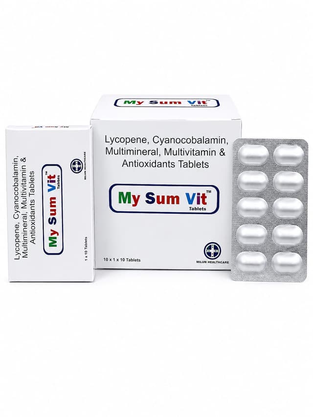 My Sum Vit Tablets - Front View