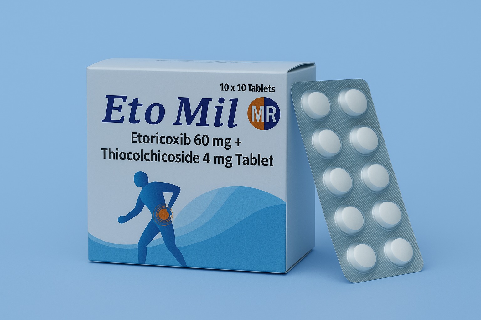 EtoMil MR Tablets - Front View